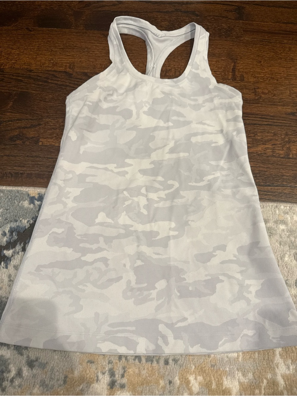 Lululemon gray camo tank estimated size 6